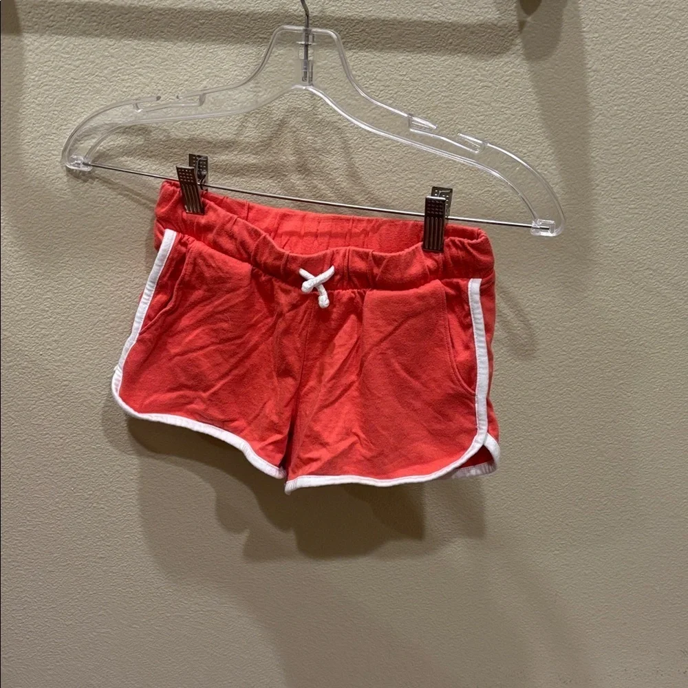 Old Navy Red Athletic Shorts with White Trim